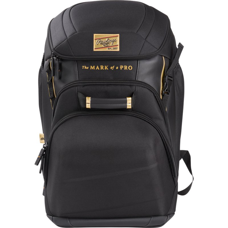 Rawlings Gold Collection Baseball Equipment Backpack Black - Baseball/Softball Accessories at Academy Sports