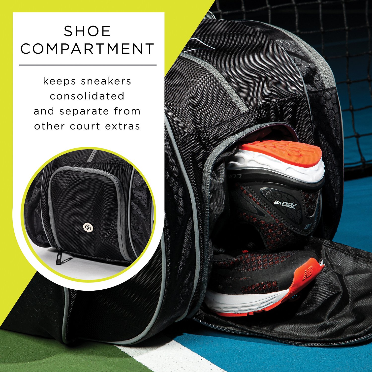 Franklin Pro Series Full Size Pickleball Paddle Duffel/Backpack Bag - view number 5