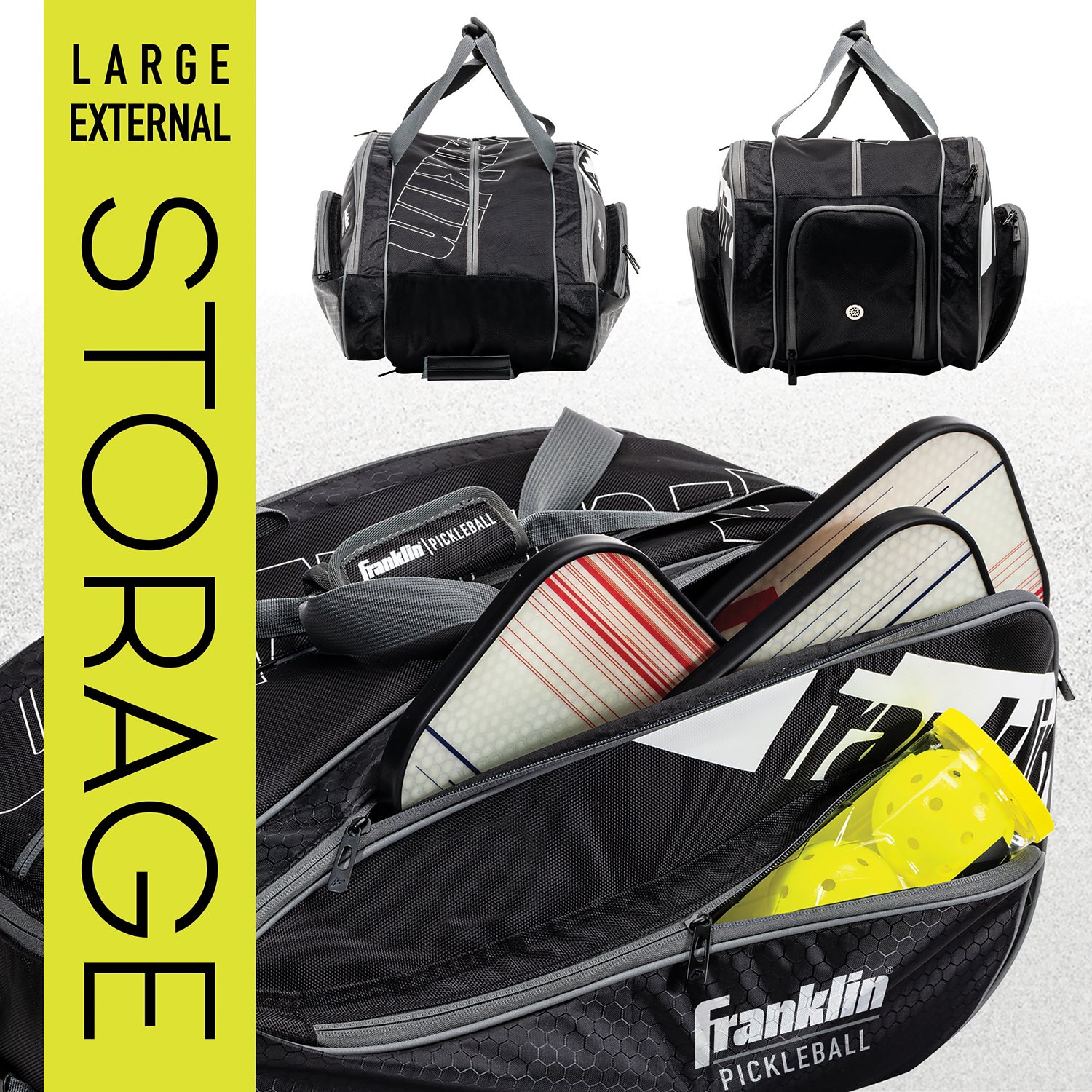 Franklin Pro Series Full Size Pickleball Paddle Duffel/Backpack Bag - view number 6