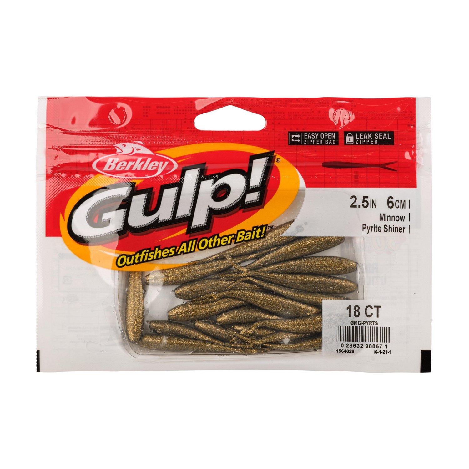 18 - Pk. Berkley Gulp! 2 1/2 Minnows