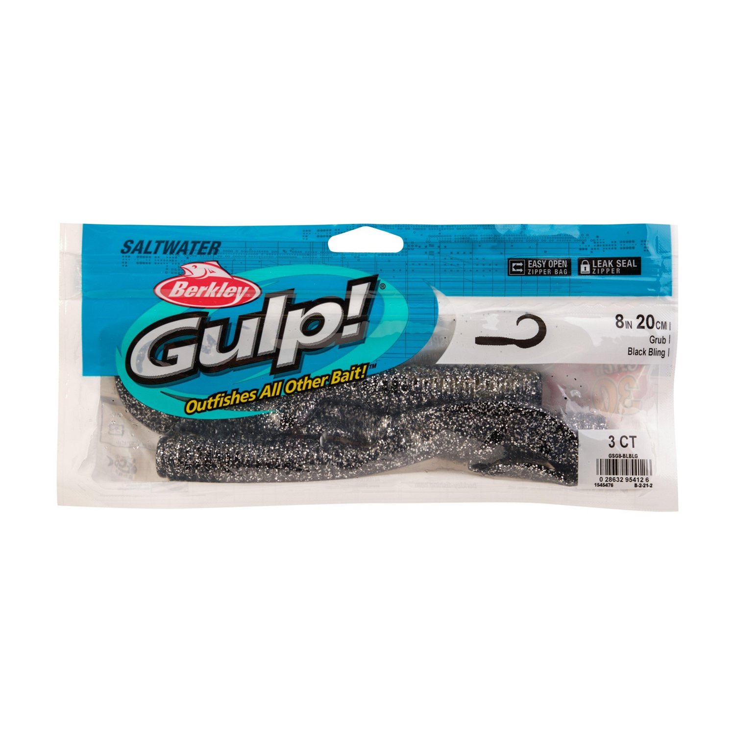 Berkley Gulp! 8 in Saltwater Grub - view number 3