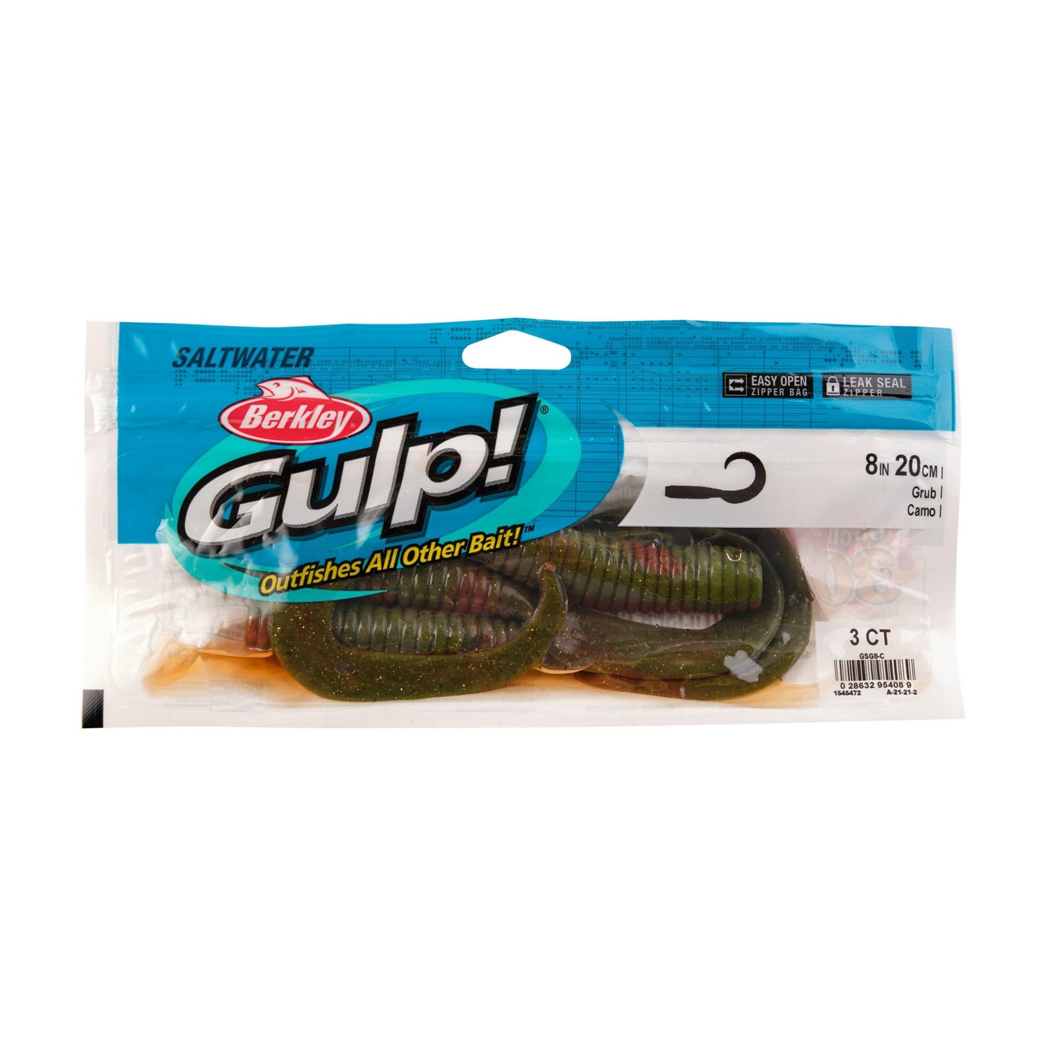 Berkley Gulp! 8 in Saltwater Grub - view number 4