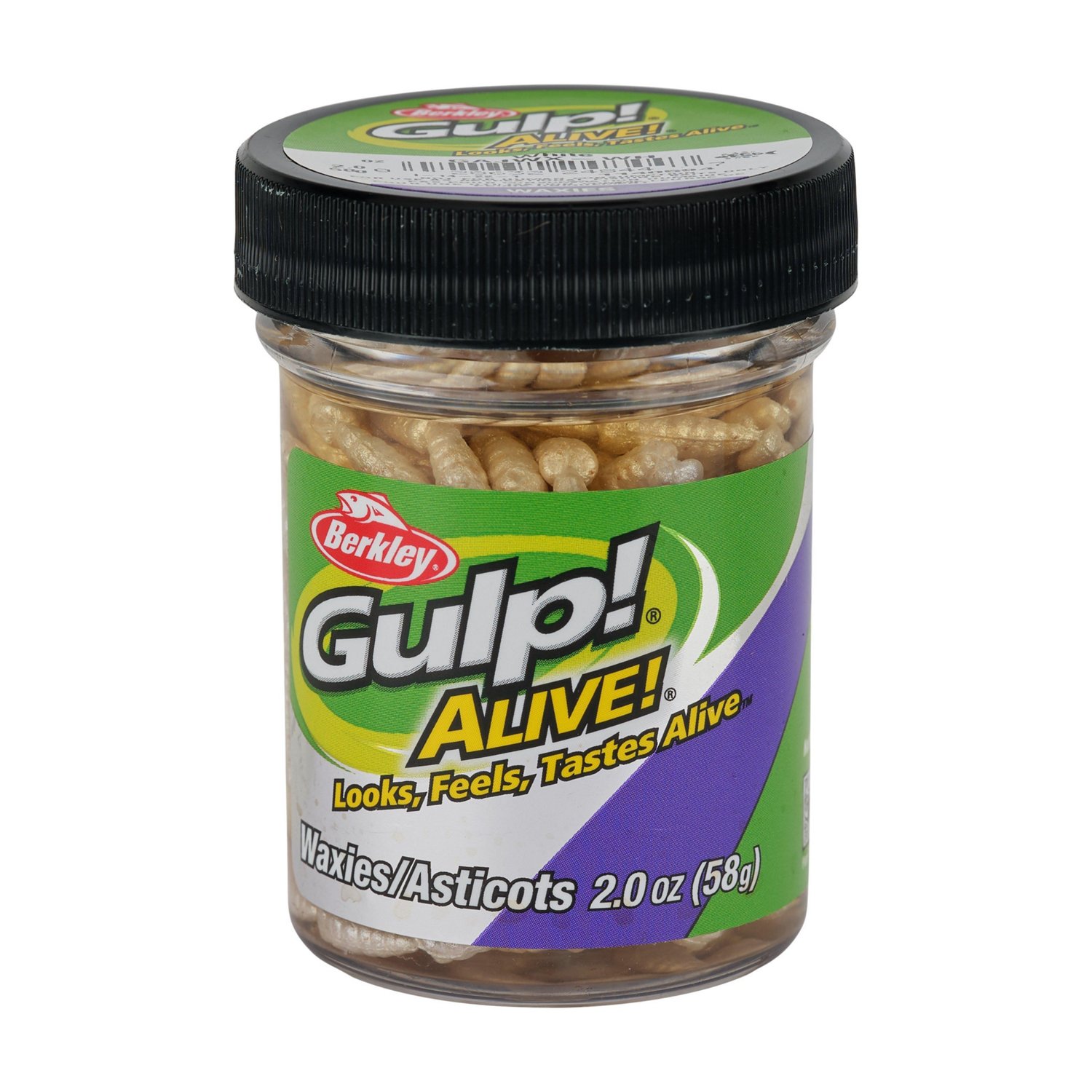 Berkley Gulp Alive 1/2 in Waxies Bait Jar