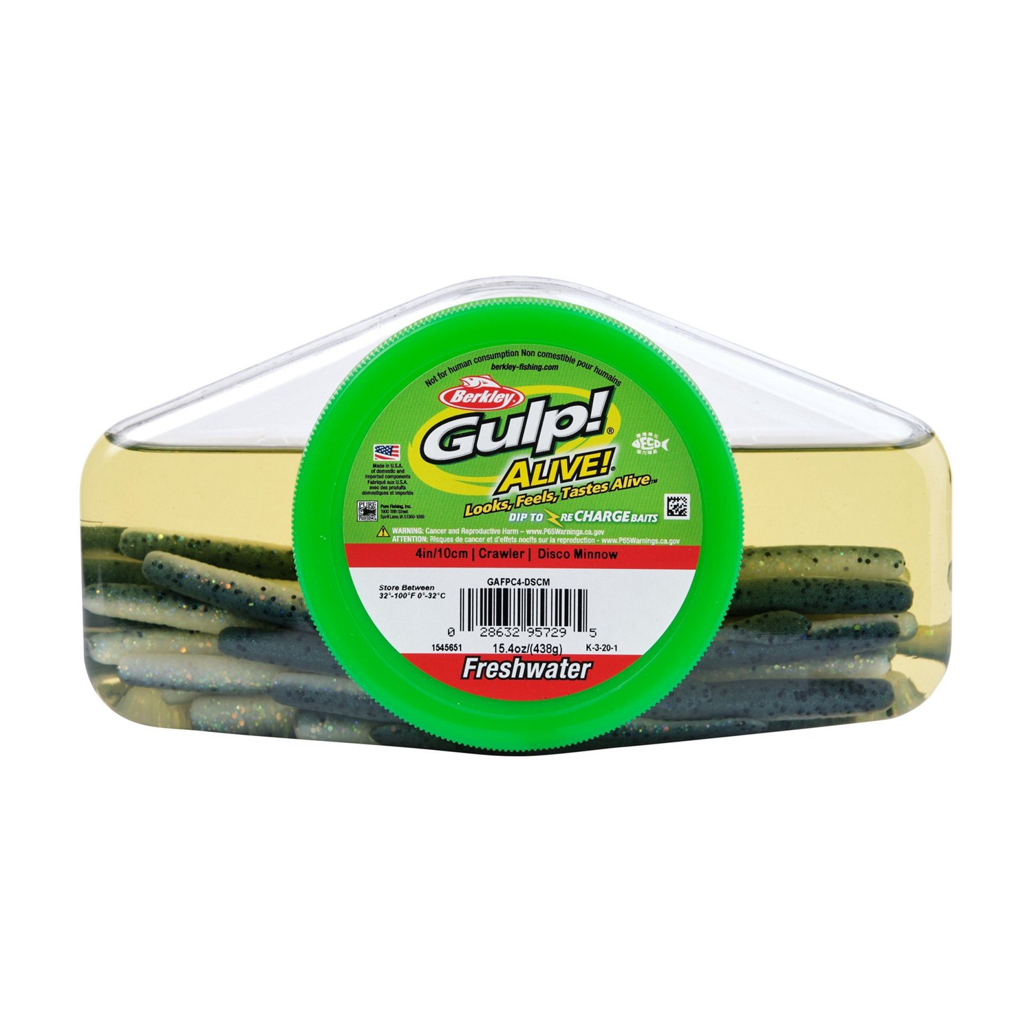 Berkley Gulp Alive 4 Crawler Bait Pint