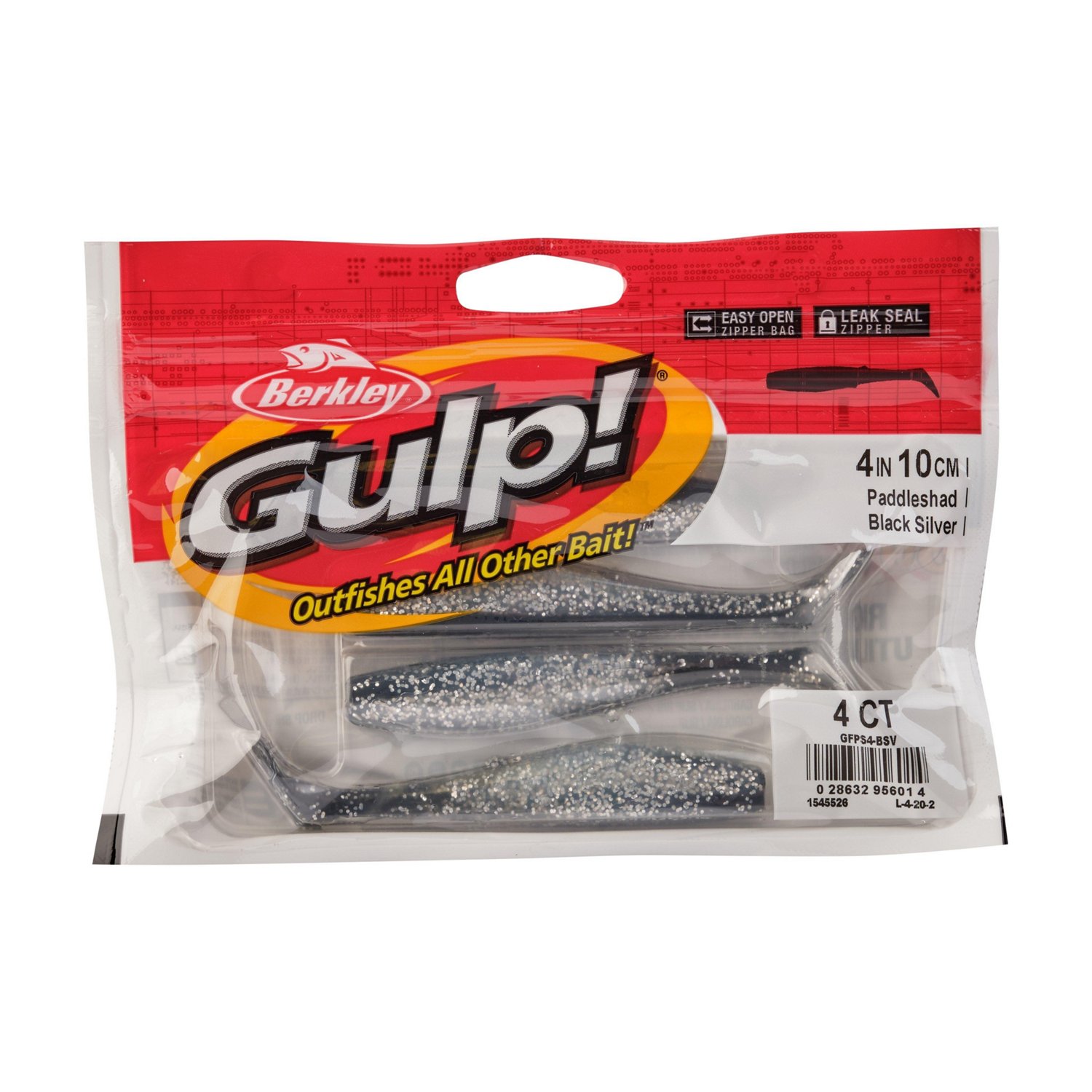 Berkley Gulp Paddleshad 4 in Baits 4-Pack - view number 4