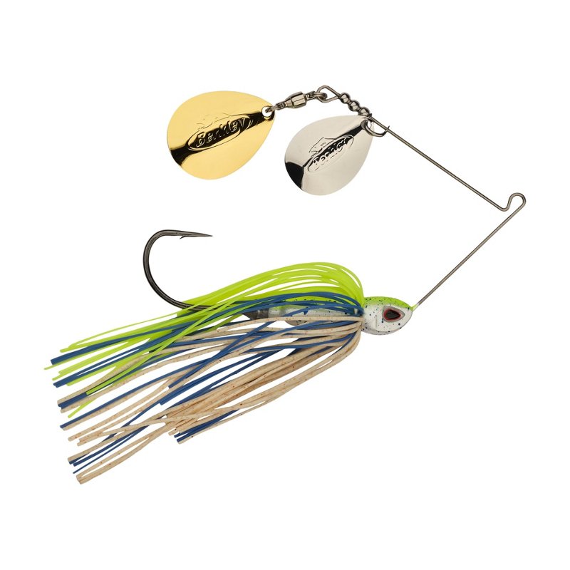 Berkley Power Blade Compact 1/2 oz Spinnerbait Old School/Silver + Gold - Frsh Water Wire Baits at Academy Sports
