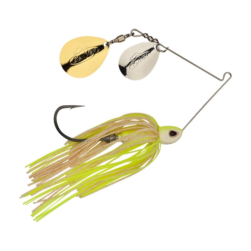 Berkley Power Blade Compact 1/2 oz Spinnerbait White Chartreuse - Frsh Water Wire Baits at Academy Sports