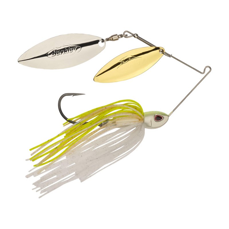 Berkley Power Blade Compact 3/8 oz Willow Willow Spinnerbait Golden Shiner/Gold - Frsh Water Wire Baits at Academy Sports