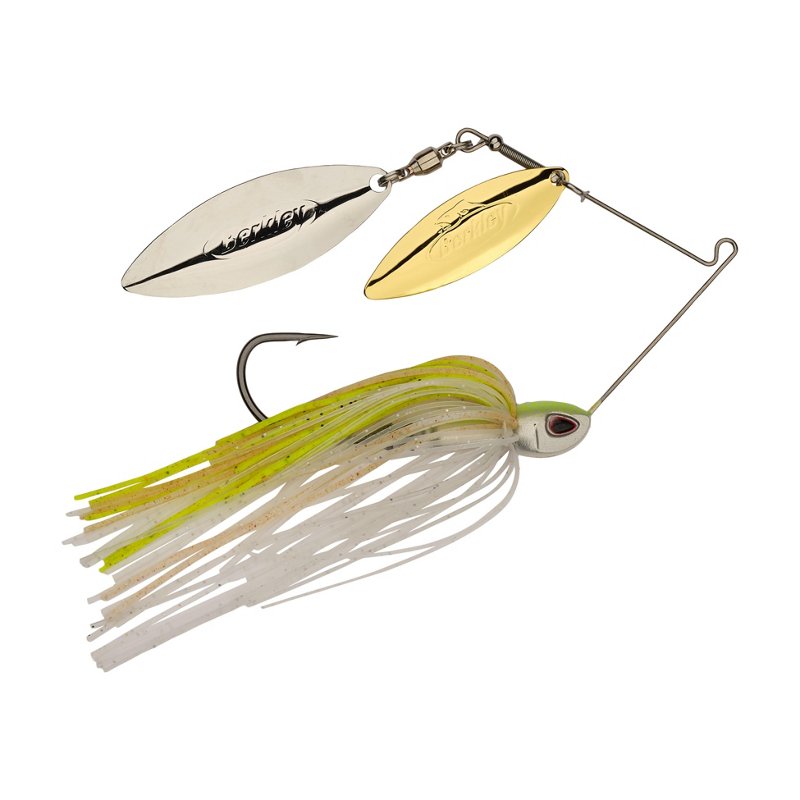 Berkley Power Blade Compact 3/8 oz Willow Willow Spinnerbait Magic/Gold/Silver - Frsh Water Wire Baits at Academy Sports