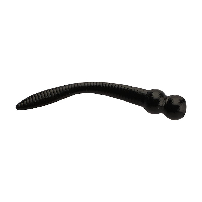 Berkley PowerBait 1-1/4 in Whipworm Baits 15-Pack Black - Frsh Wtr Soft Plastic at Academy Sports