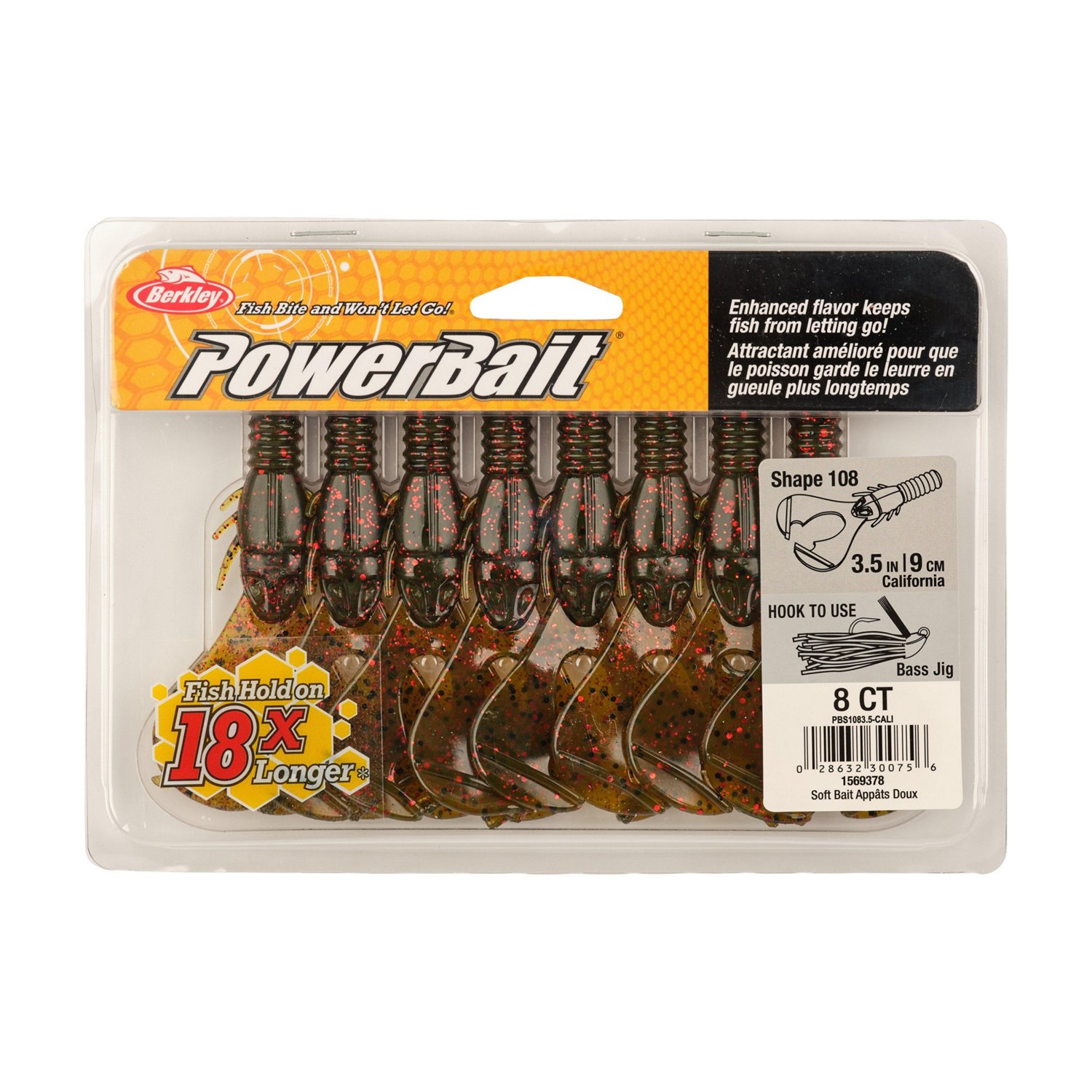 Berkley PowerBait® 3-1/2 in Shape 108 Baits 8-Pack - view number 4
