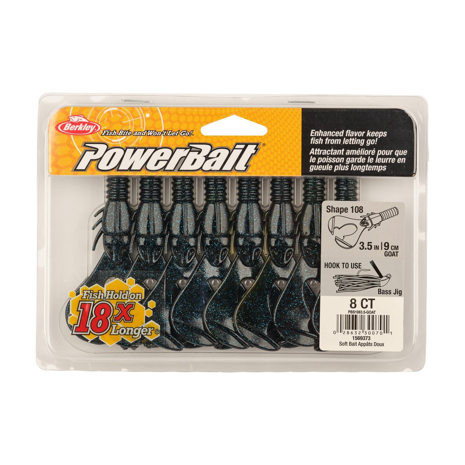 Berkley PowerBait® 3-1/2 in Shape 108 Baits 8-Pack - view number 4