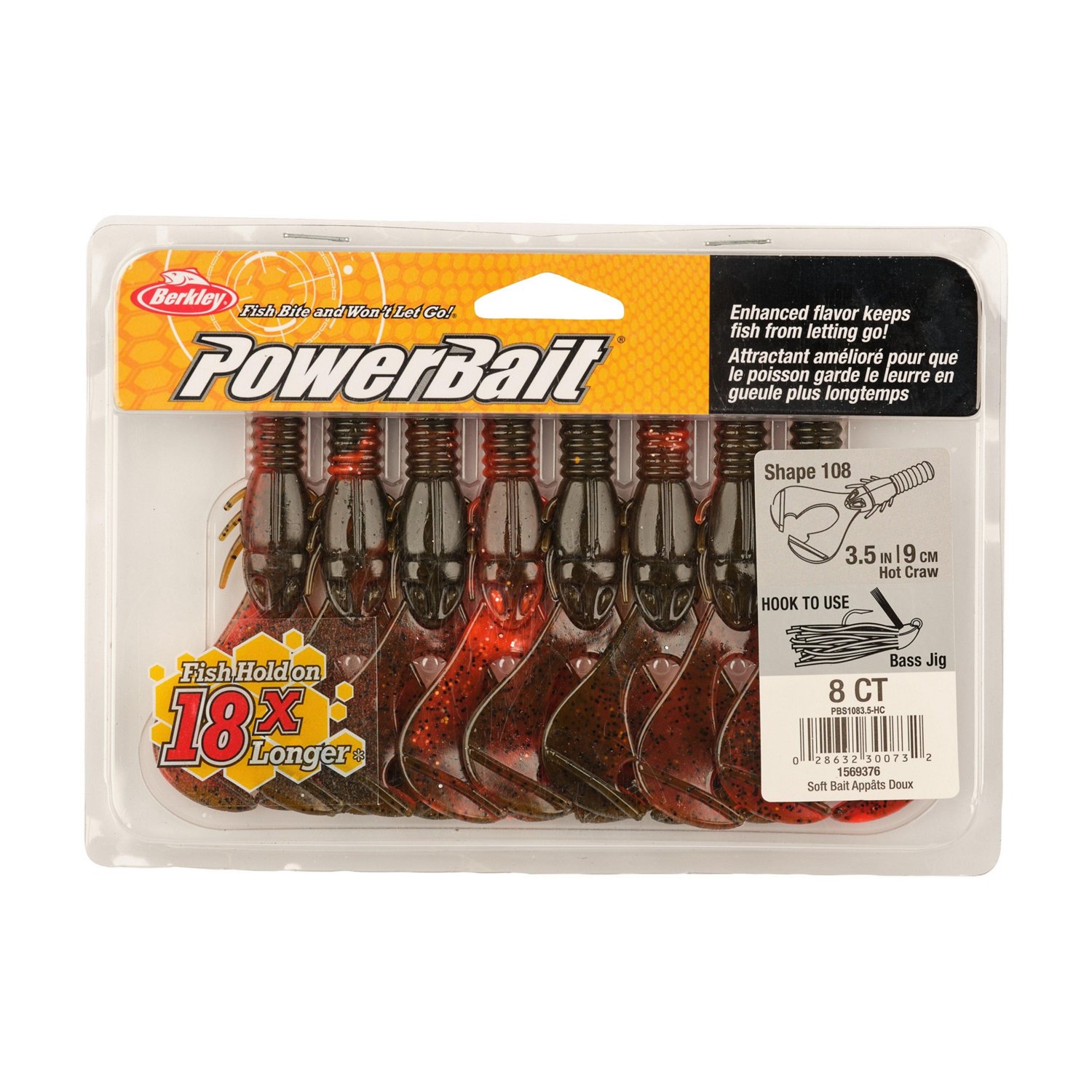 Berkley PowerBait® 3-1/2 in Shape 108 Baits 8-Pack - view number 4