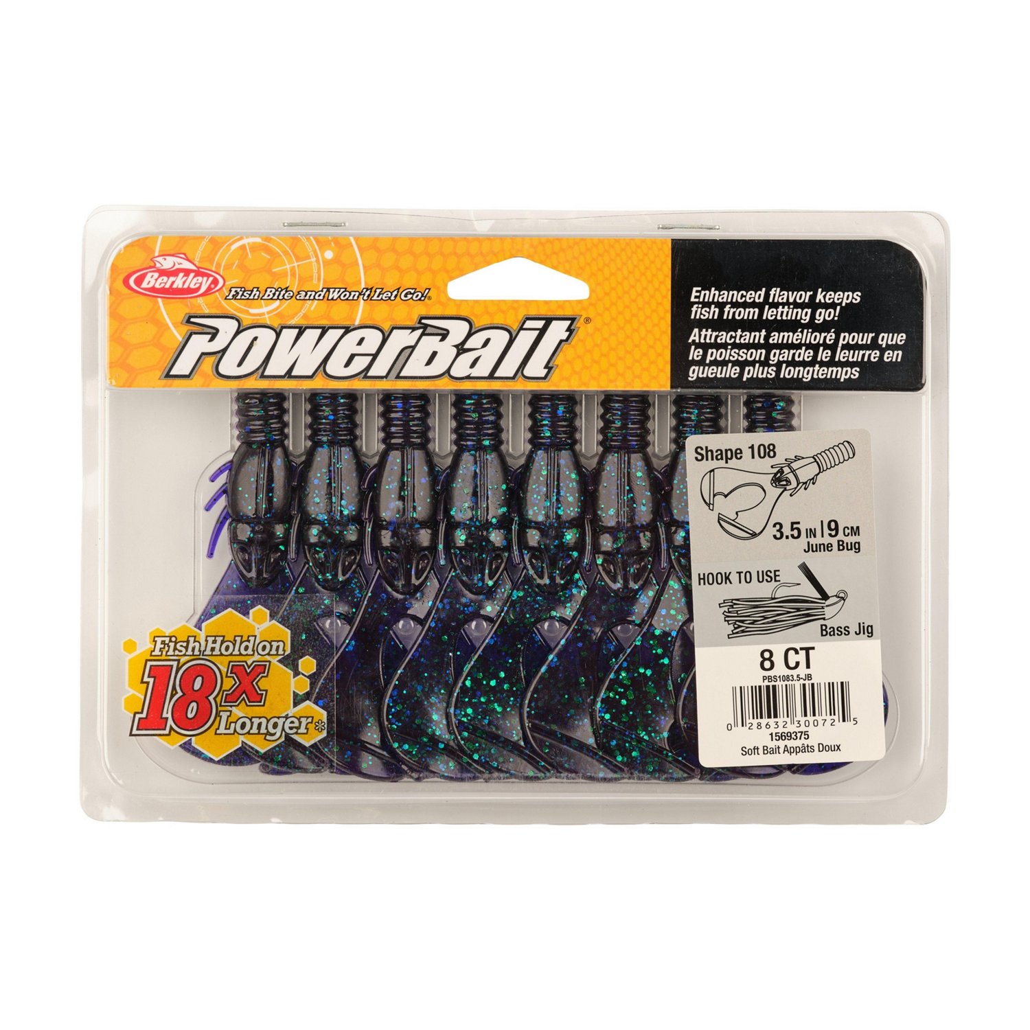 Berkley PowerBait® 3-1/2 in Shape 108 Baits 8-Pack - view number 4