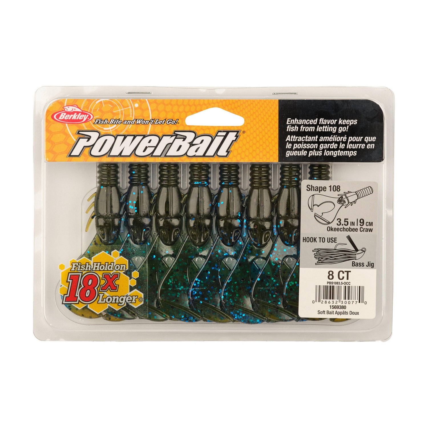 Berkley PowerBait® 3-1/2 in Shape 108 Baits 8-Pack - view number 4