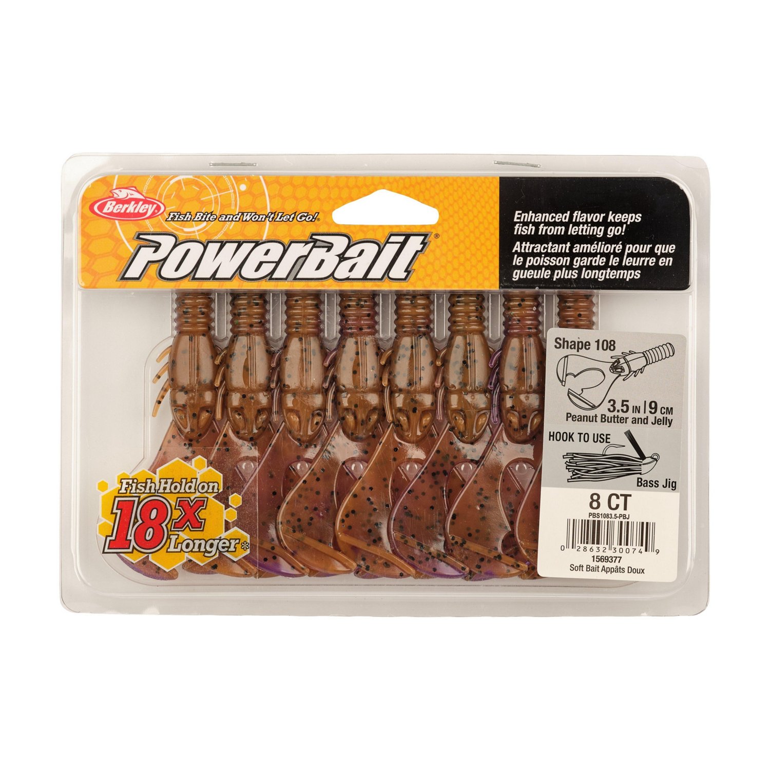 Berkley PowerBait® 3-1/2 in Shape 108 Baits 8-Pack - view number 4