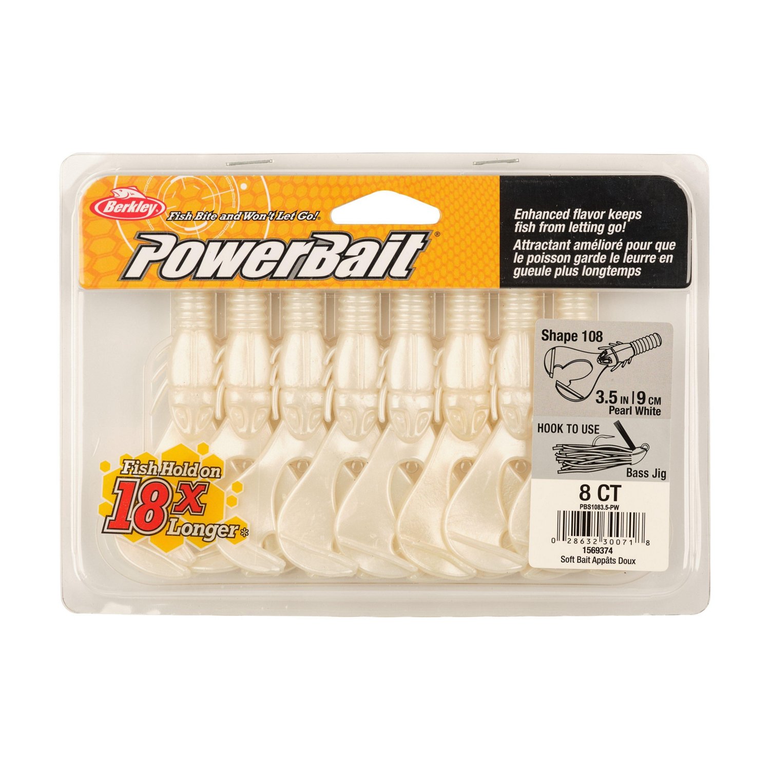 Berkley PowerBait® 3-1/2 in Shape 108 Baits 8-Pack - view number 4