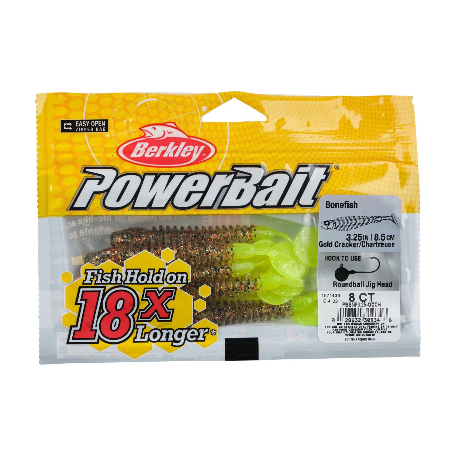 Berkley PowerBait® 3-1/4 in Bonefish Baits 8-Pack - view number 3
