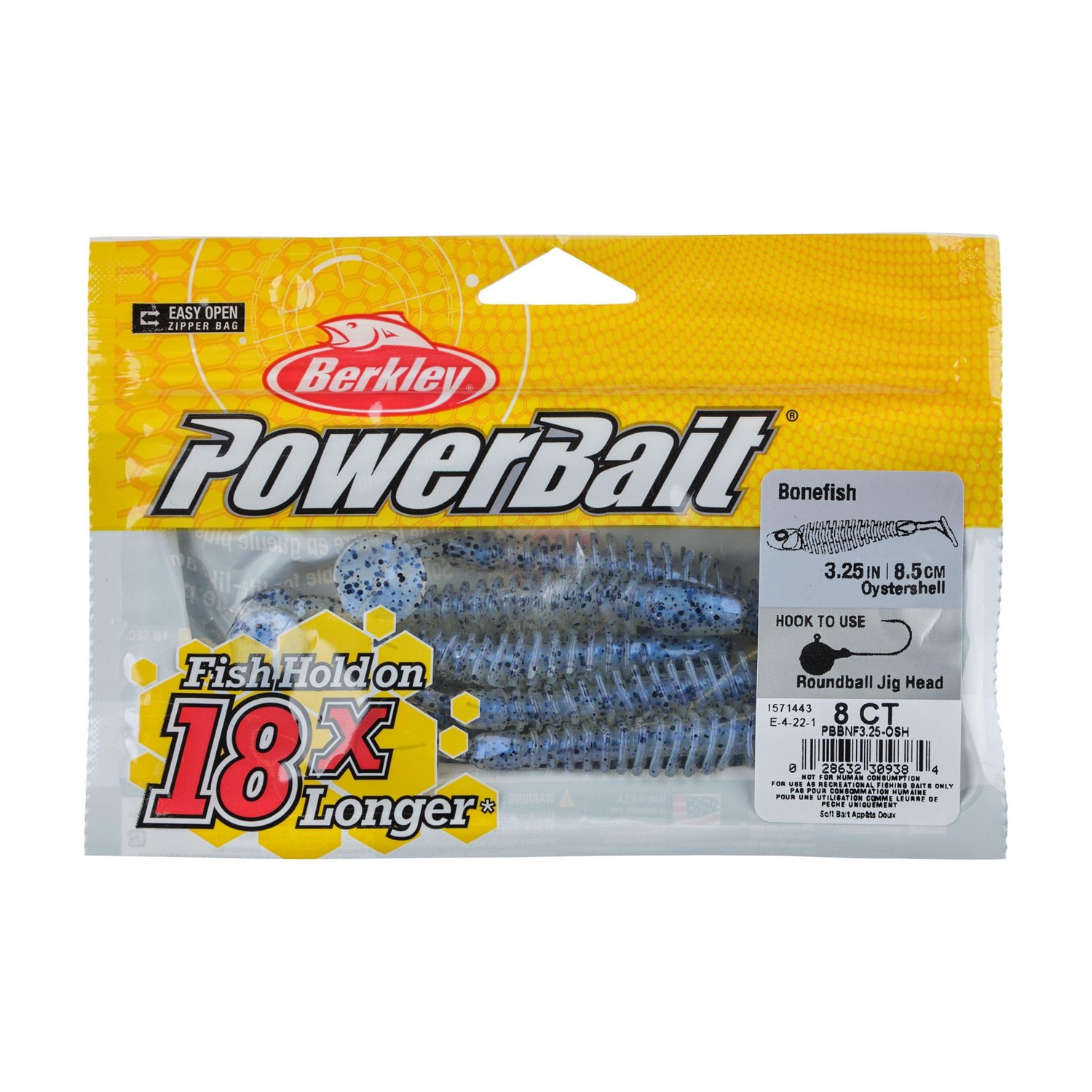 Berkley PowerBait® 3-1/4 in Bonefish Baits 8-Pack - view number 3