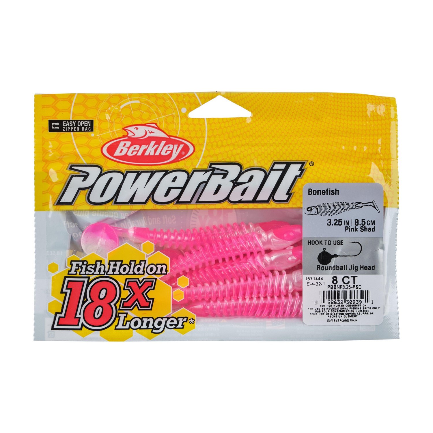 Berkley PowerBait® 3-1/4 in Bonefish Baits 8-Pack - view number 3