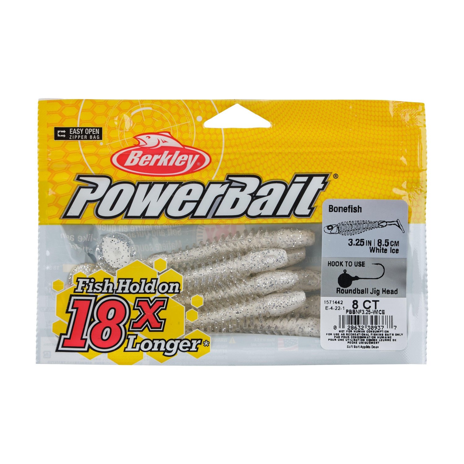 Berkley PowerBait® 3-1/4 in Bonefish Baits 8-Pack - view number 3