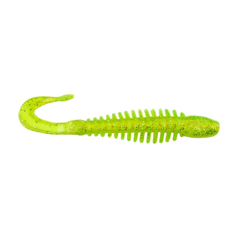 Berkley PowerBait 3 in Curly Bones Worms 10-Pack Citrus Blast - Frsh Wtr Soft Plastic at Academy Sports