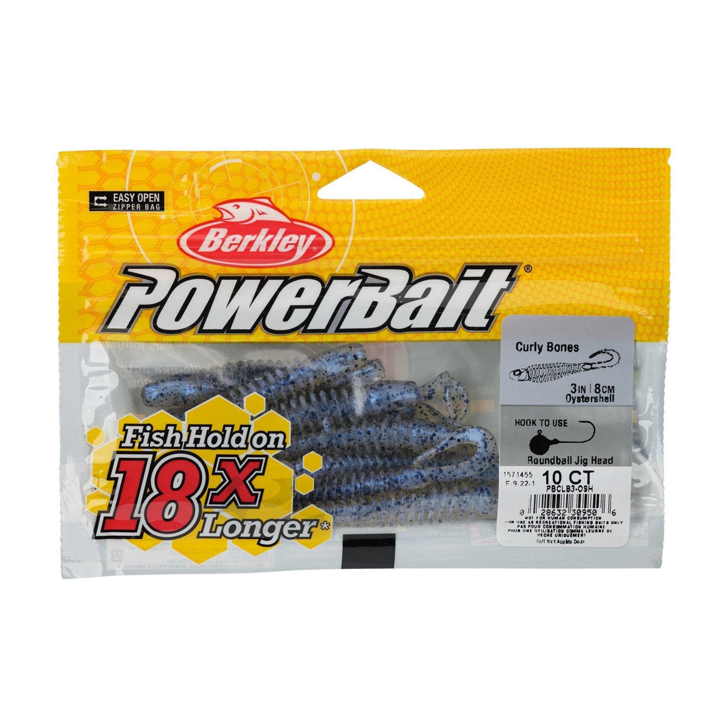 Berkley PowerBait® 3 in Curly Bones Worms 10-Pack - view number 3