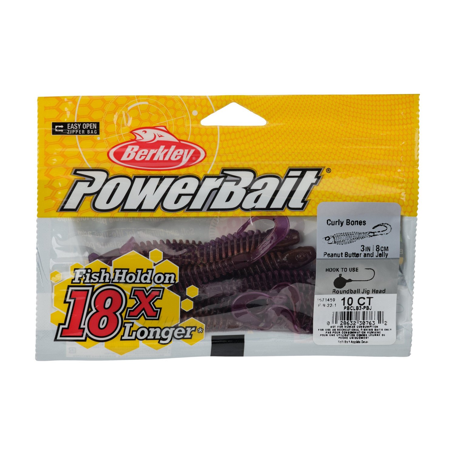 Berkley PowerBait® 3 in Curly Bones Worms 10-Pack - view number 3