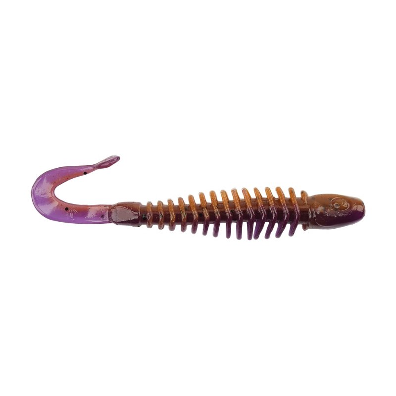 Berkley PowerBait 3 in Curly Bones Worms 10-Pack Peanut Butter/Jelly - Frsh Wtr Soft Plastic at Academy Sports