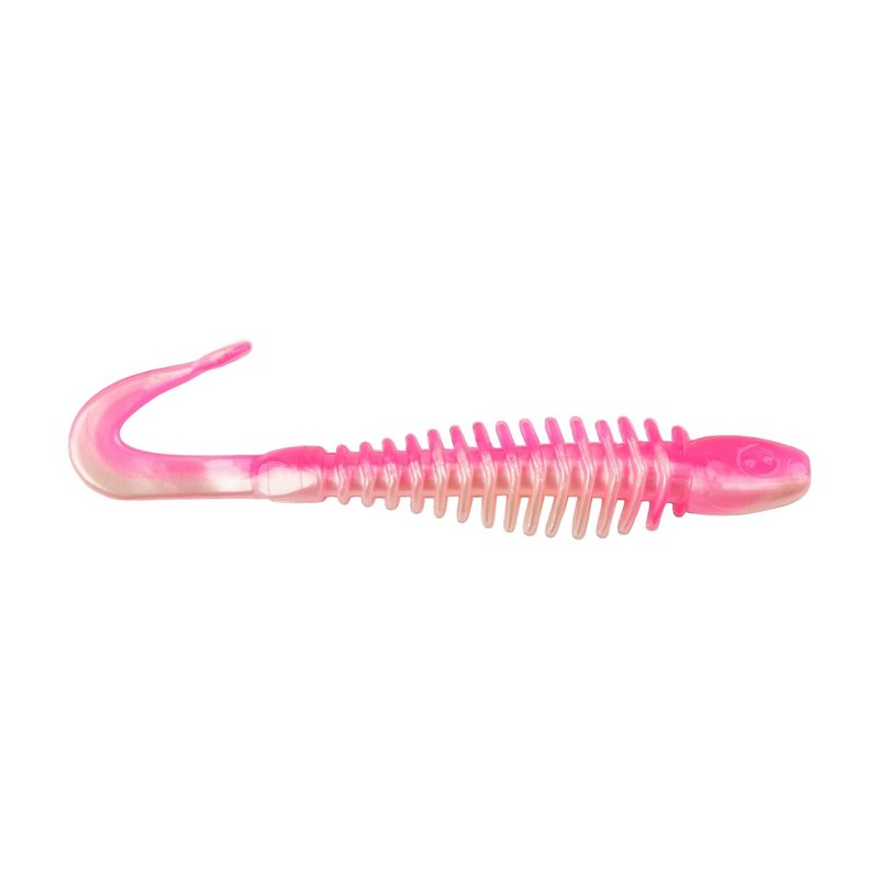 Berkley PowerBait 3 in Curly Bones Worms 10-Pack Pink Shad - Frsh Wtr Soft Plastic at Academy Sports