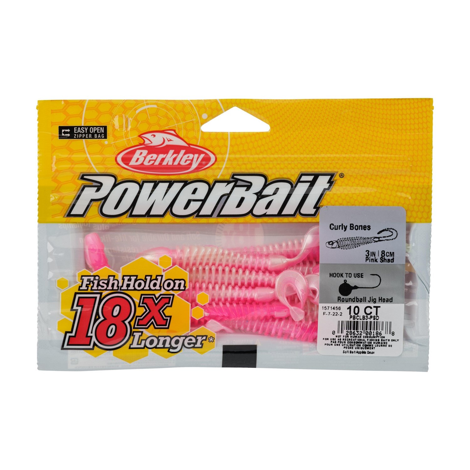 Berkley PowerBait® 3 in Curly Bones Worms 10-Pack - view number 3