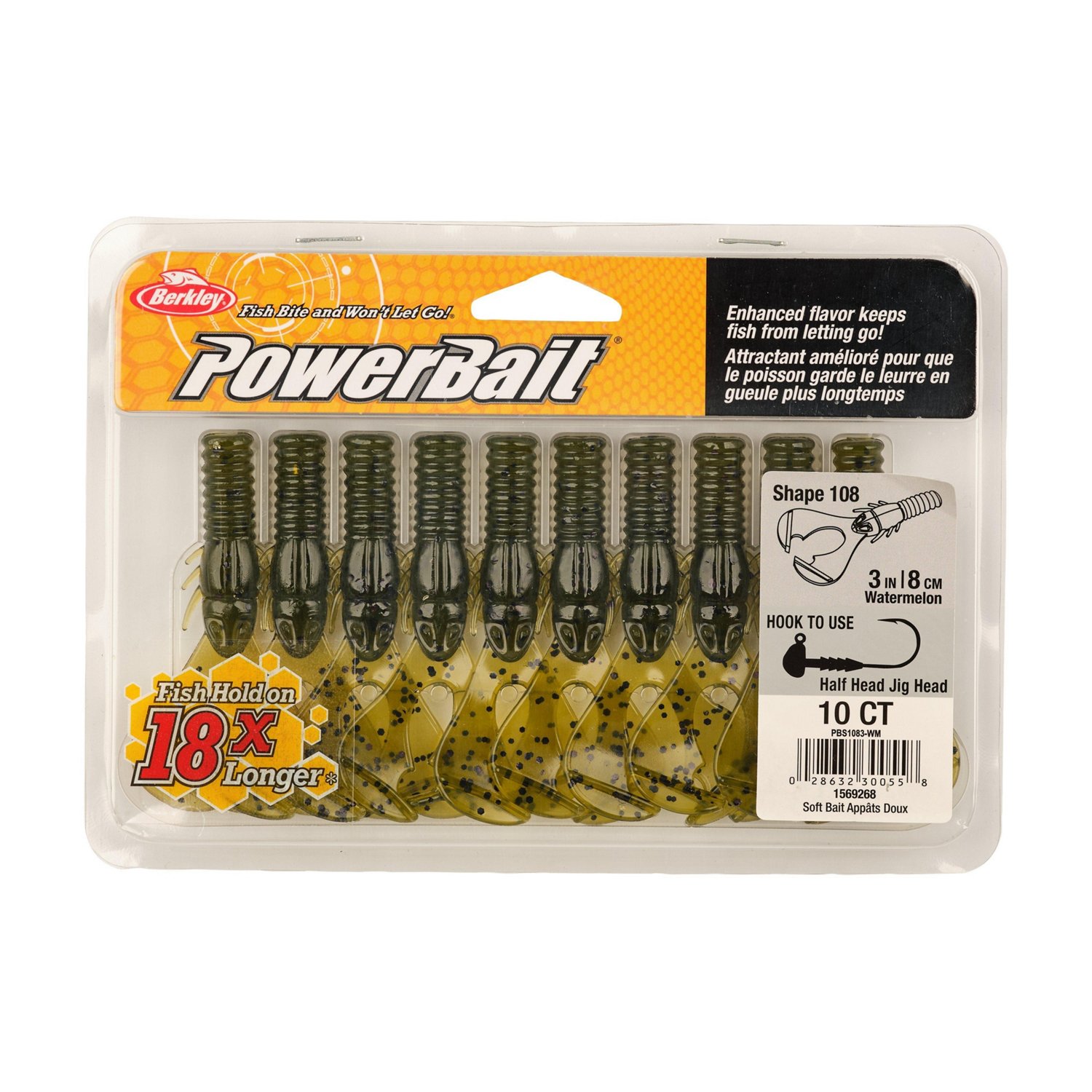 Berkley PowerBait® 3 in Shape 108 Baits 10-Pack - view number 4