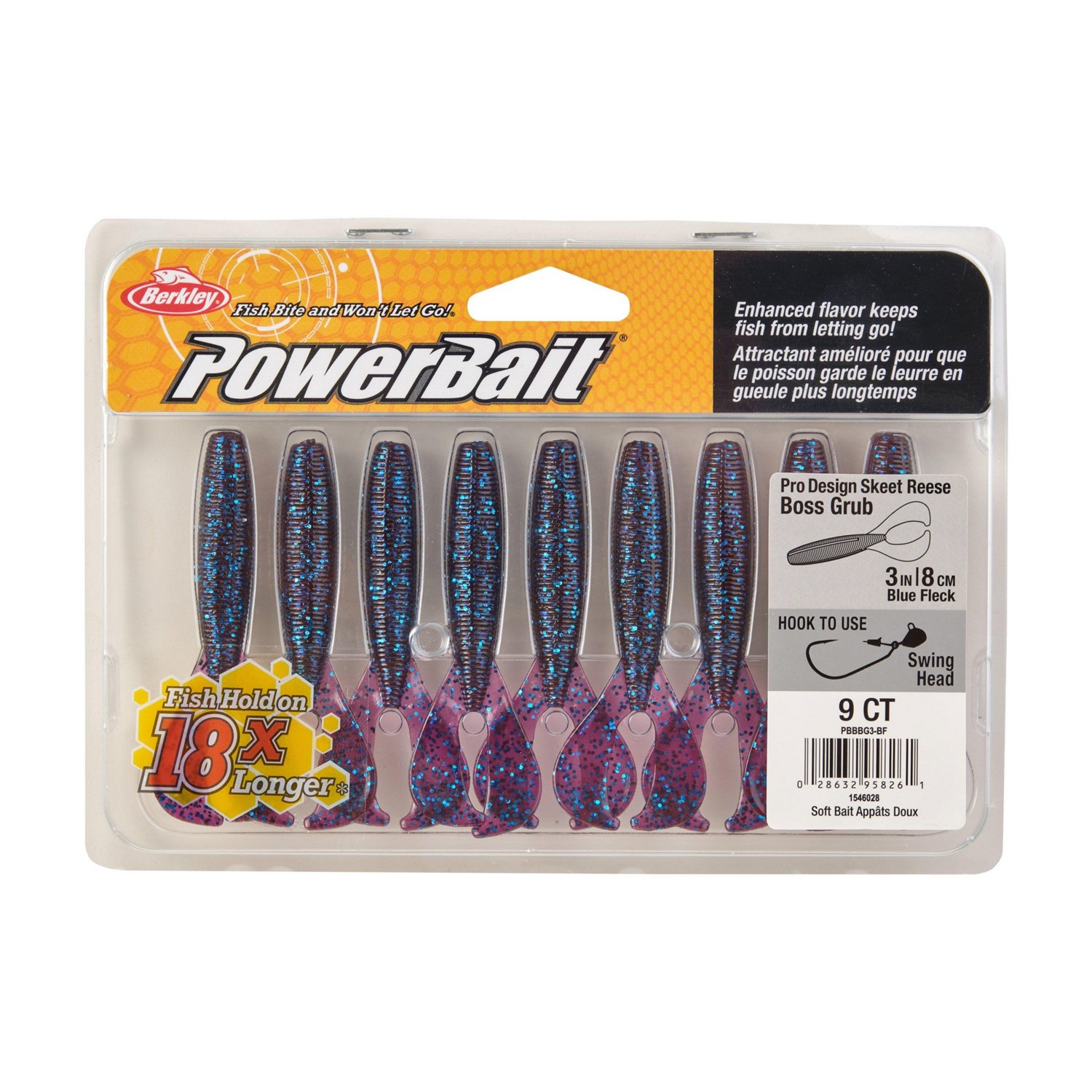 Berkley PowerBait® 3 in The Boss Grub Baits 9-Pack                                                                              - view number 4