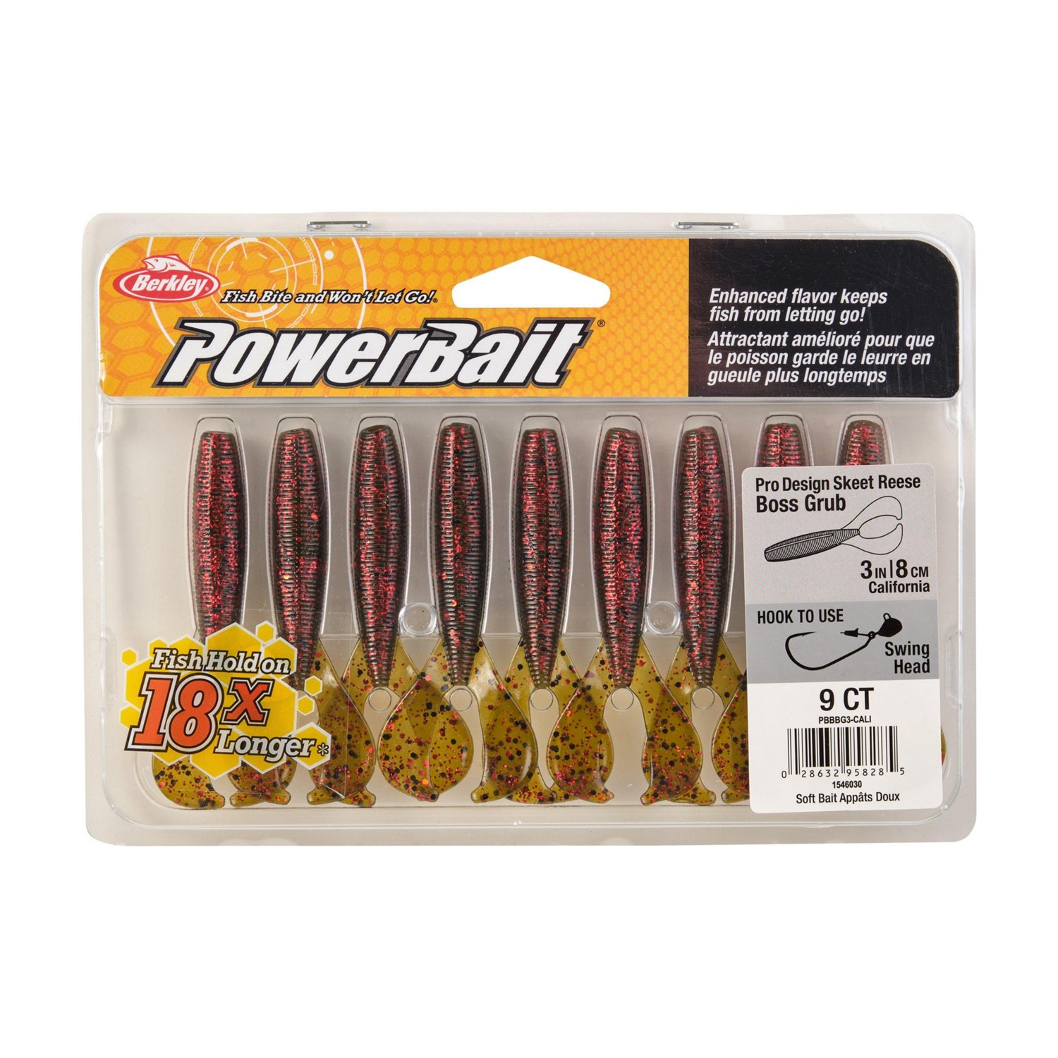 Berkley PowerBait® 3 in The Boss Grub Baits 9-Pack                                                                              - view number 4
