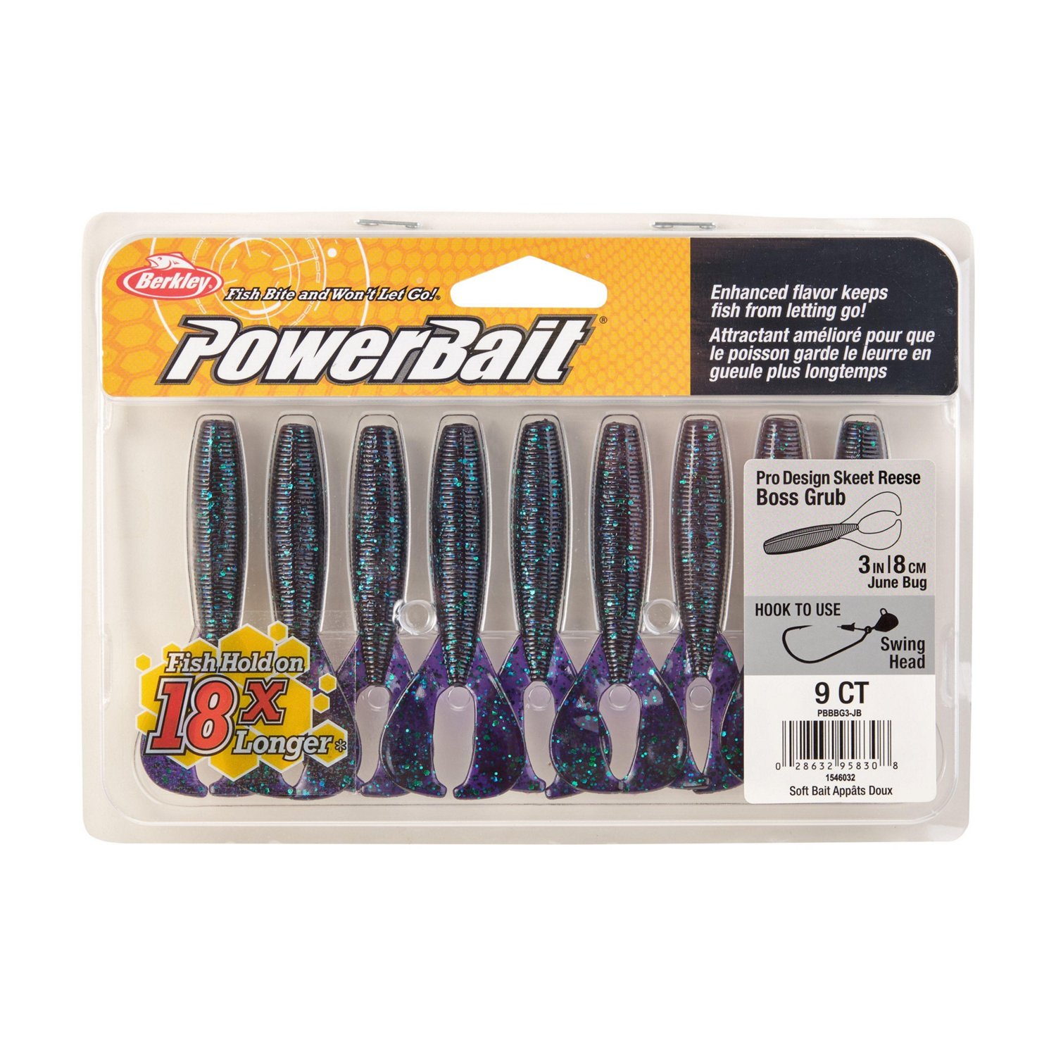 Berkley PowerBait® 3 in The Boss Grub Baits 9-Pack                                                                              - view number 4