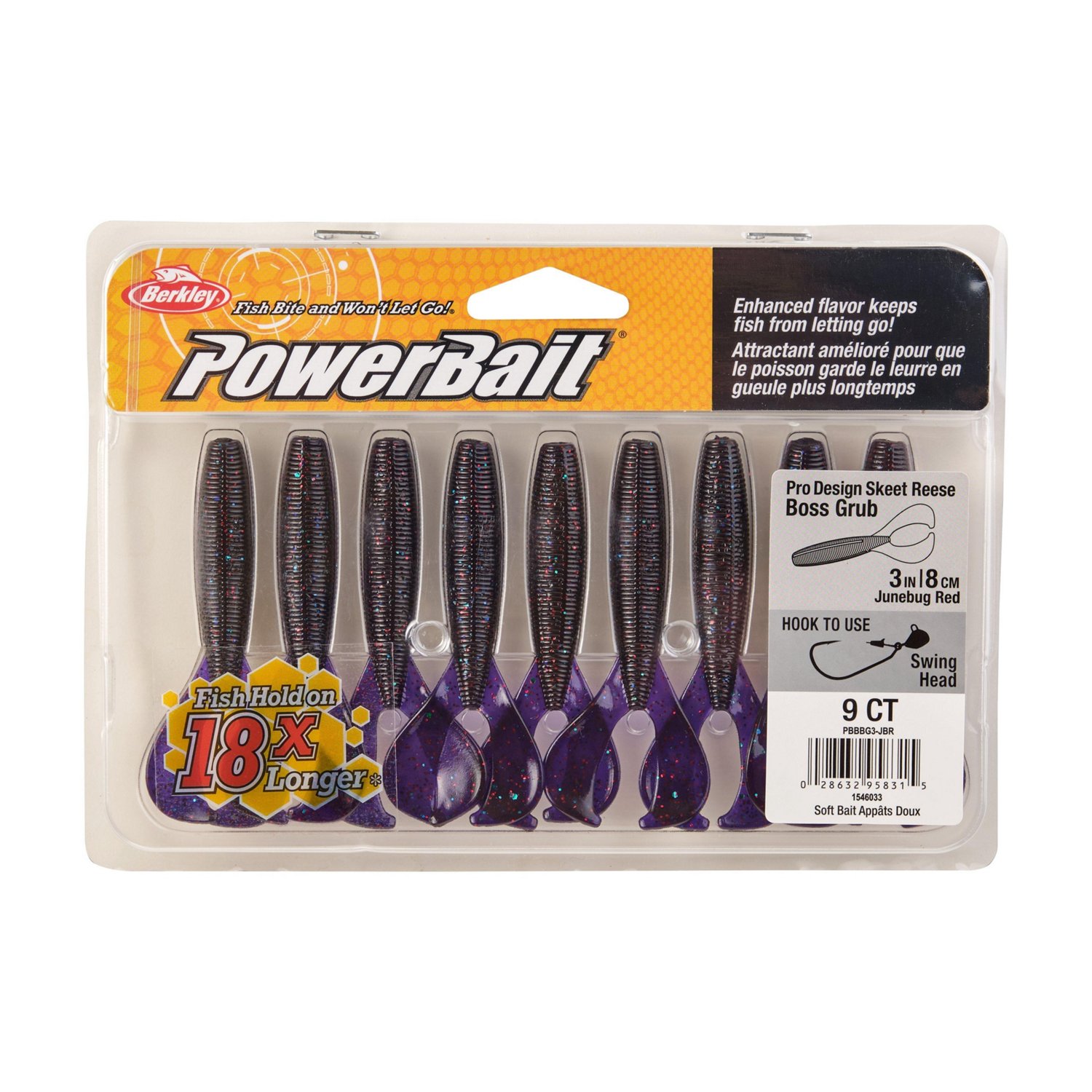Berkley PowerBait® 3 in The Boss Grub Baits 9-Pack                                                                              - view number 4