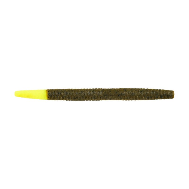 Berkley PowerBait 4 in MaxScent The General Worms 10-Pack Green Pumpkin/Chartreuse - Frsh Wtr Soft Plastic at Academy Sports