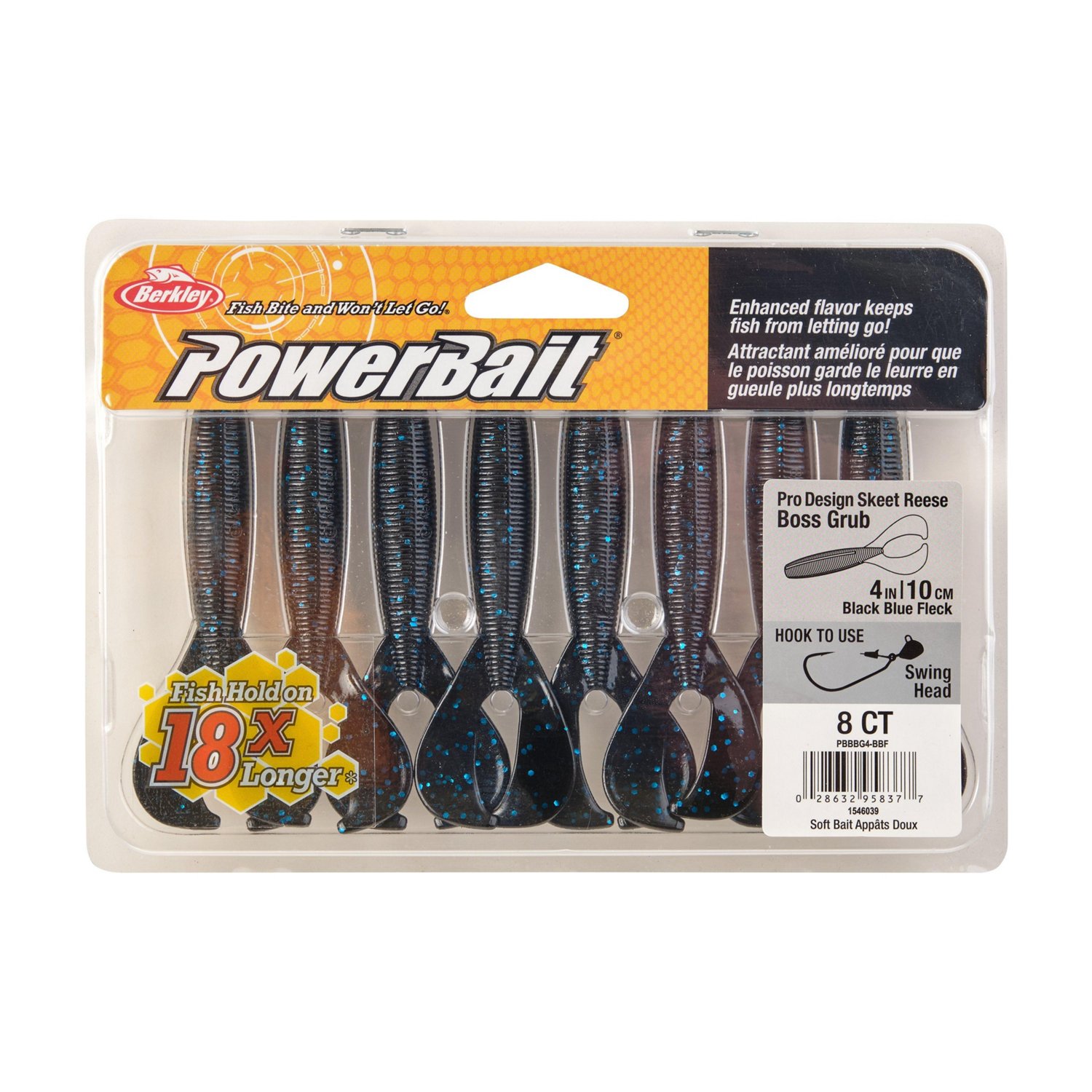 Berkley PowerBait® 4 in The Boss Grub Baits 8-Pack - view number 4