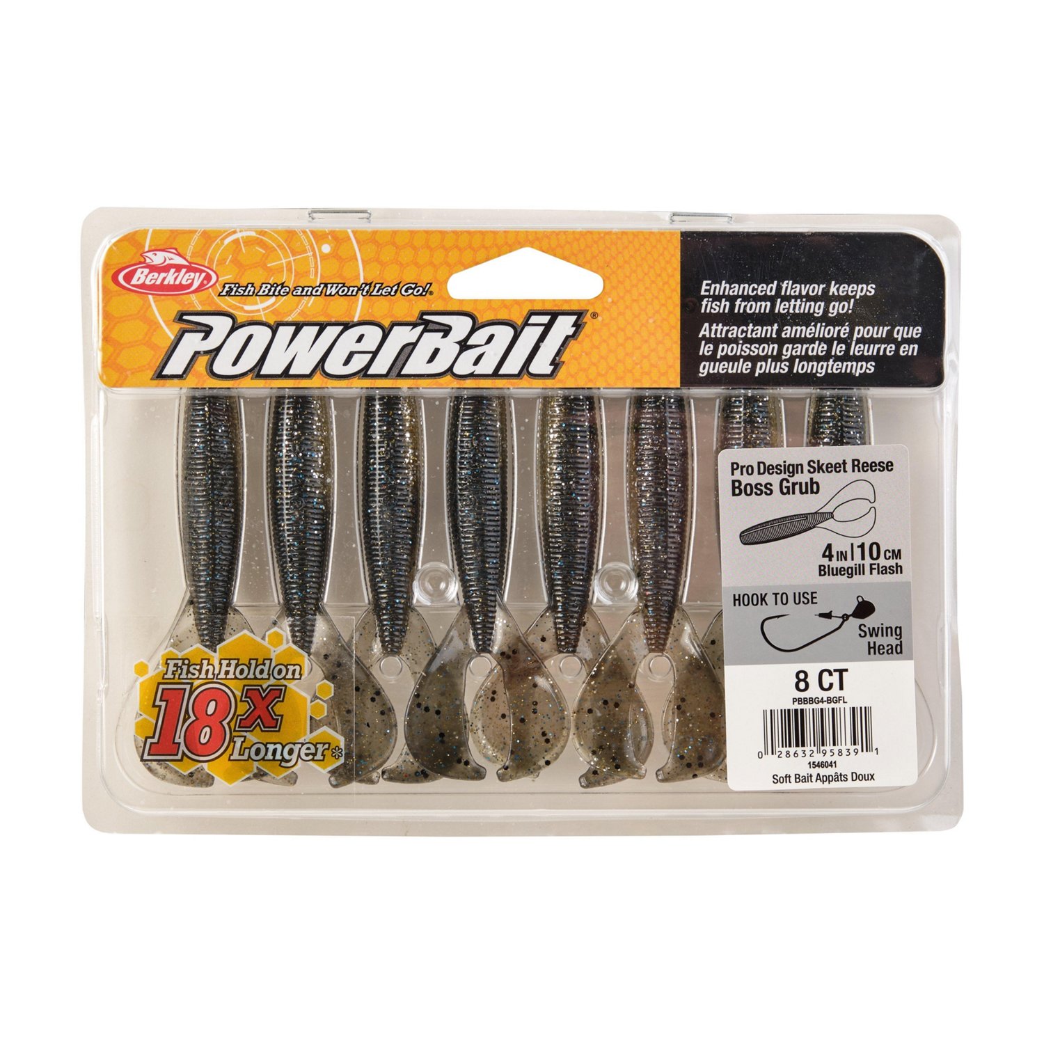 Berkley PowerBait® 4 in The Boss Grub Baits 8-Pack - view number 4