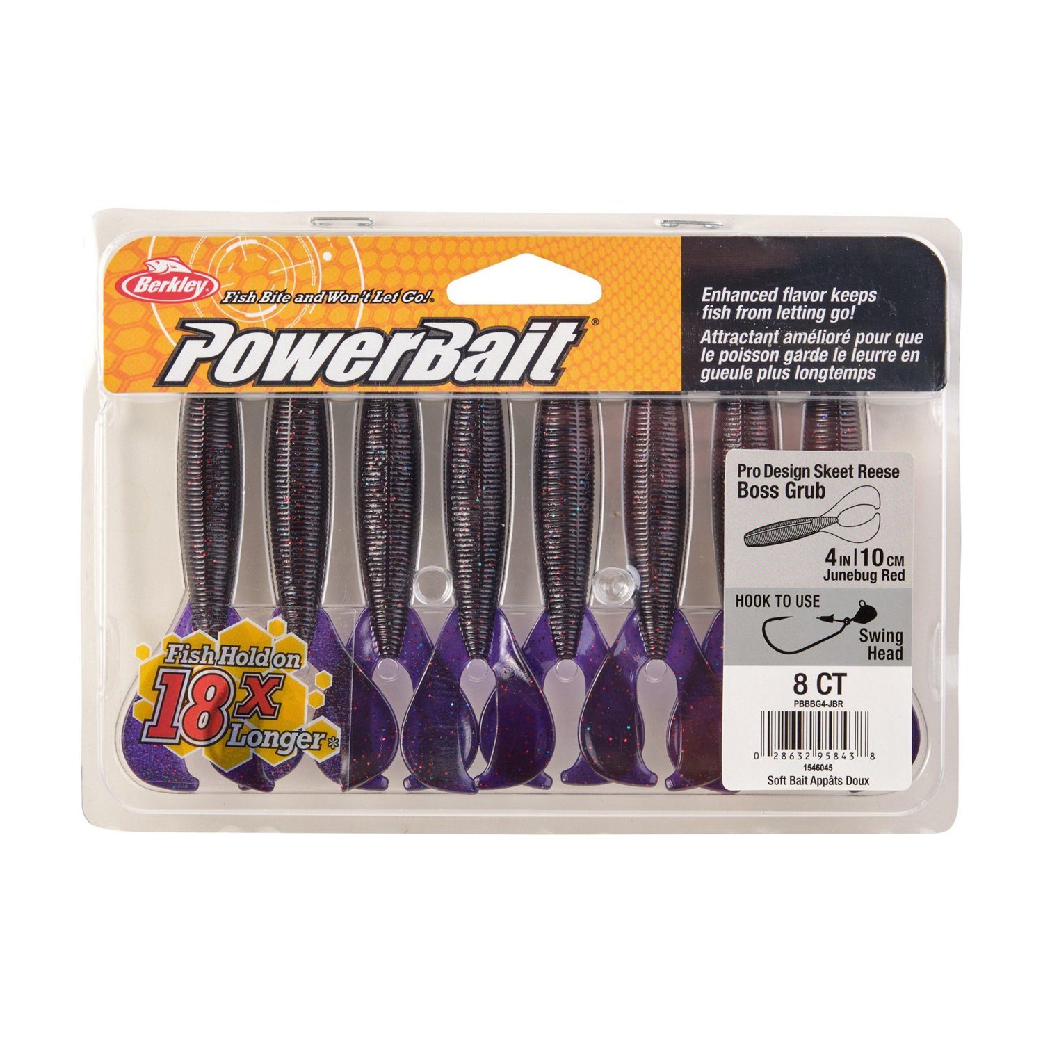 Berkley PowerBait® 4 in The Boss Grub Baits 8-Pack - view number 4