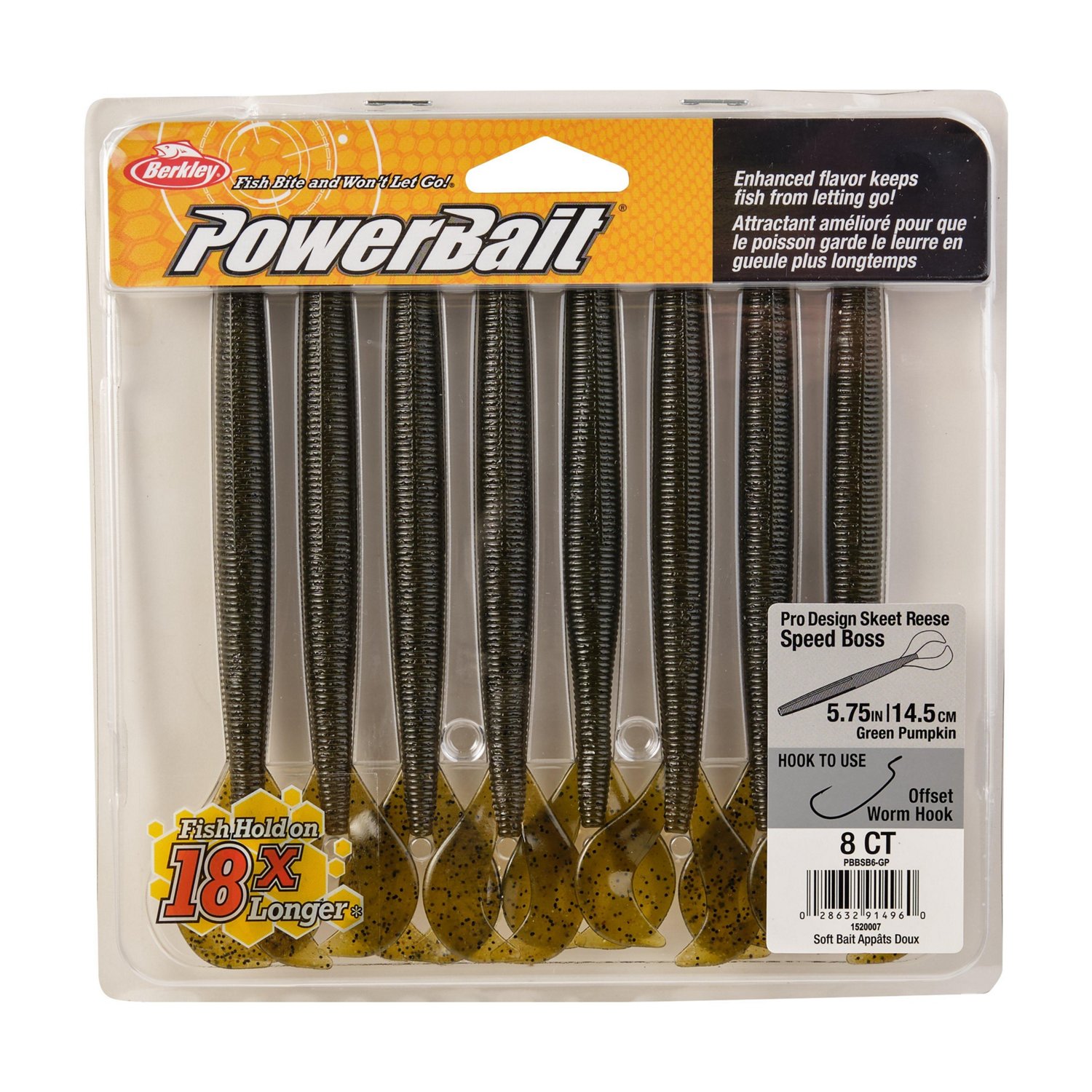 Berkley PowerBait® 5-3/4 in Speed Boss Baits 8-Pack                                                                             - view number 4