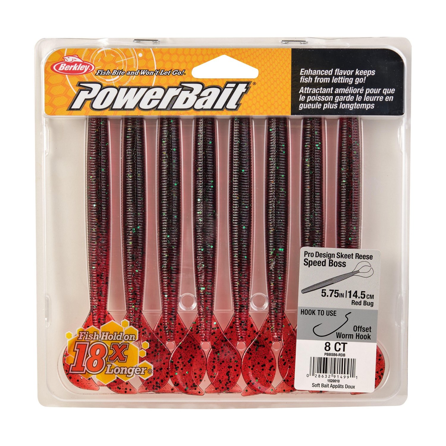 Berkley PowerBait® 5-3/4 in Speed Boss Baits 8-Pack                                                                             - view number 4