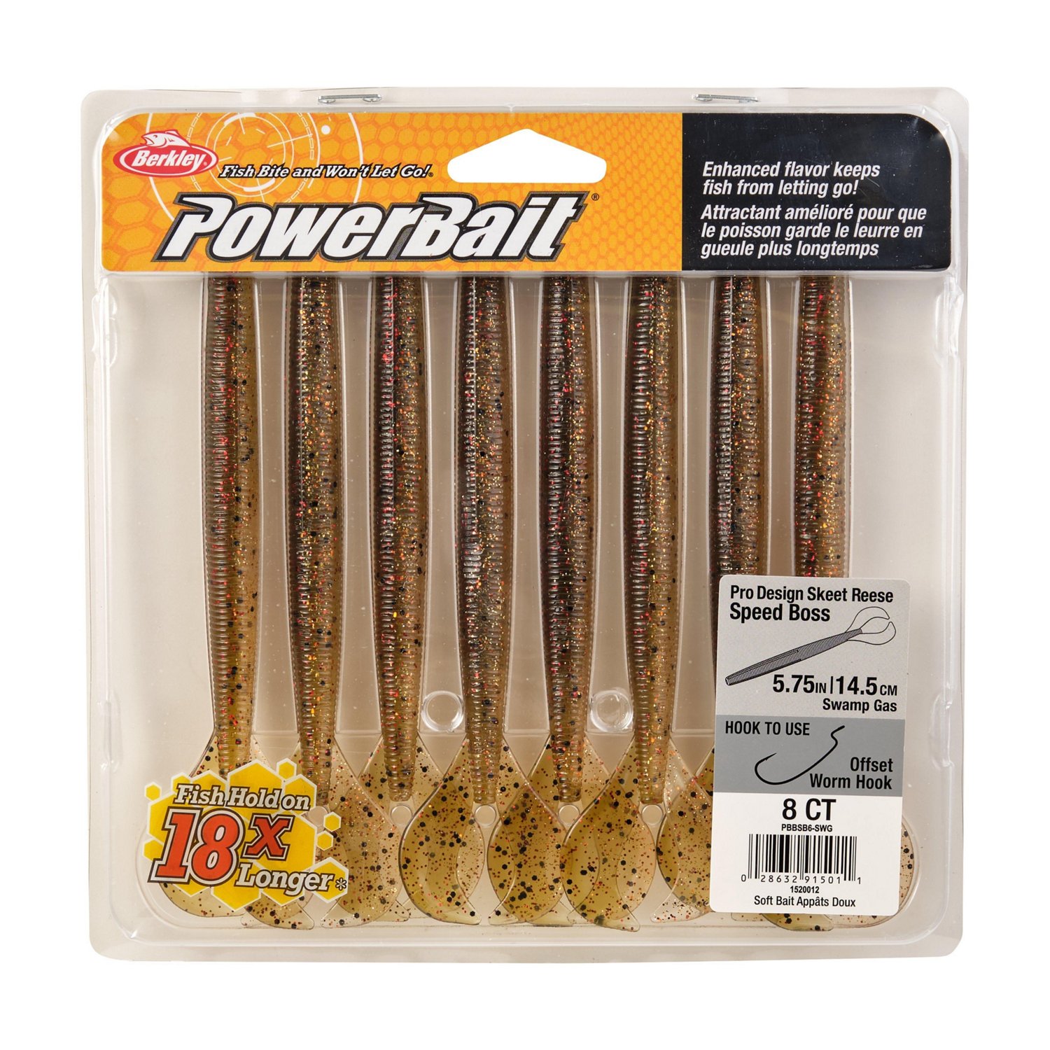 Berkley PowerBait® 5-3/4 in Speed Boss Baits 8-Pack                                                                             - view number 4