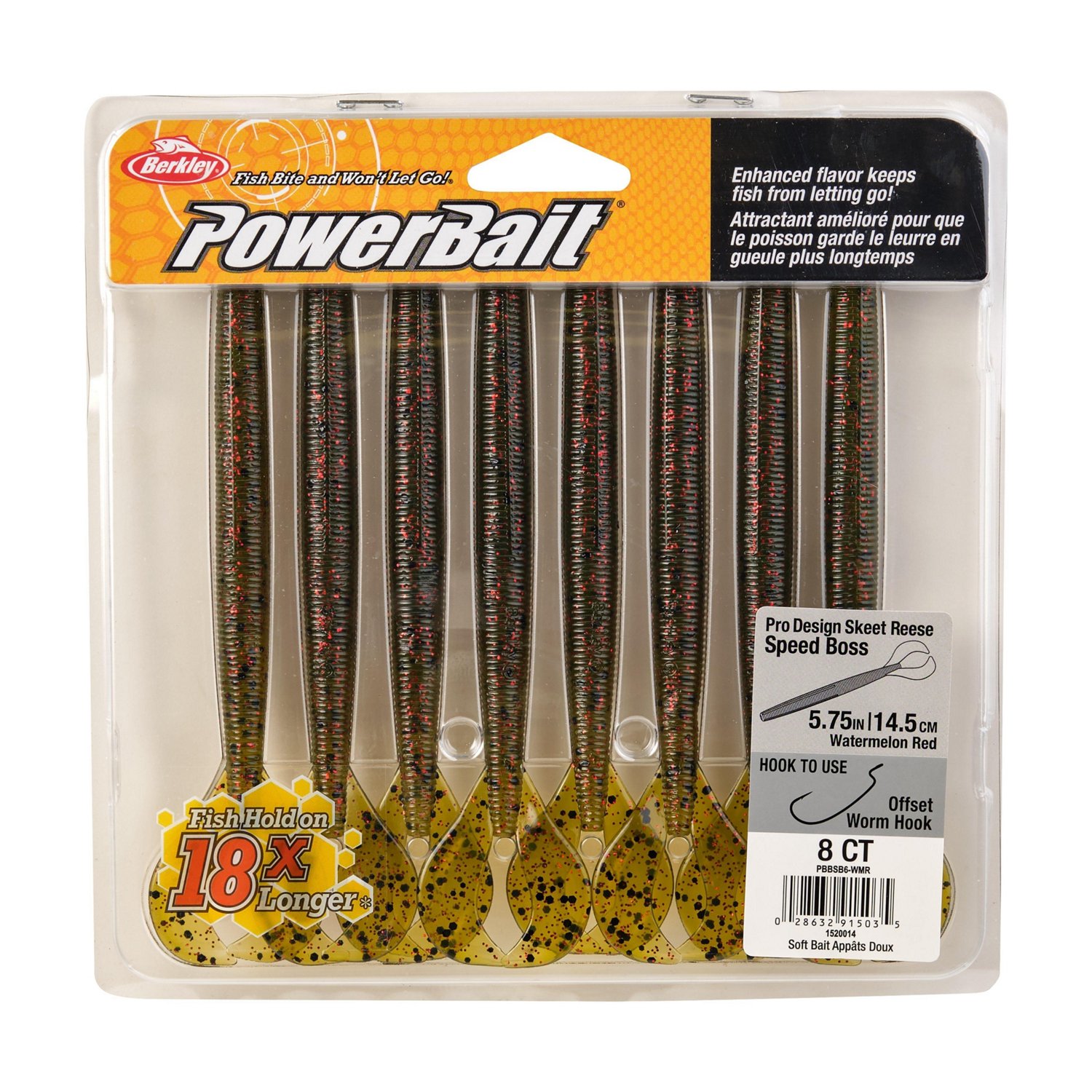 Berkley PowerBait® 5-3/4 in Speed Boss Baits 8-Pack                                                                             - view number 4