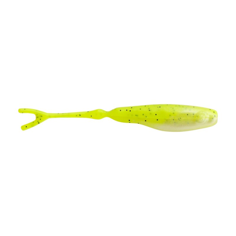 Swimming Snake Berkley PowerBait 1.5 in Snake-Tongue Minnow 14-Pack Chartreuse Shad - Frsh Wtr Soft Plastic at Academy Sports