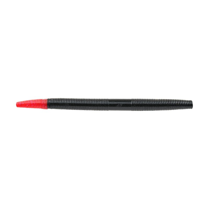 Berkley PowerBait 6-1/4 in The General Worms 6-Pack Black/Blood - Frsh Wtr Soft Plastic at Academy Sports