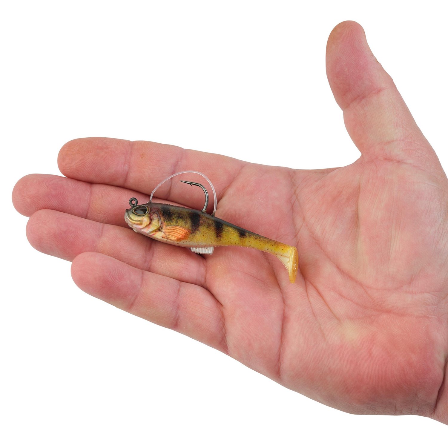 Berkley PowerBait Agent E 3.75 in HD Yellow Perch Soft Bait 2-Pack - view number 5