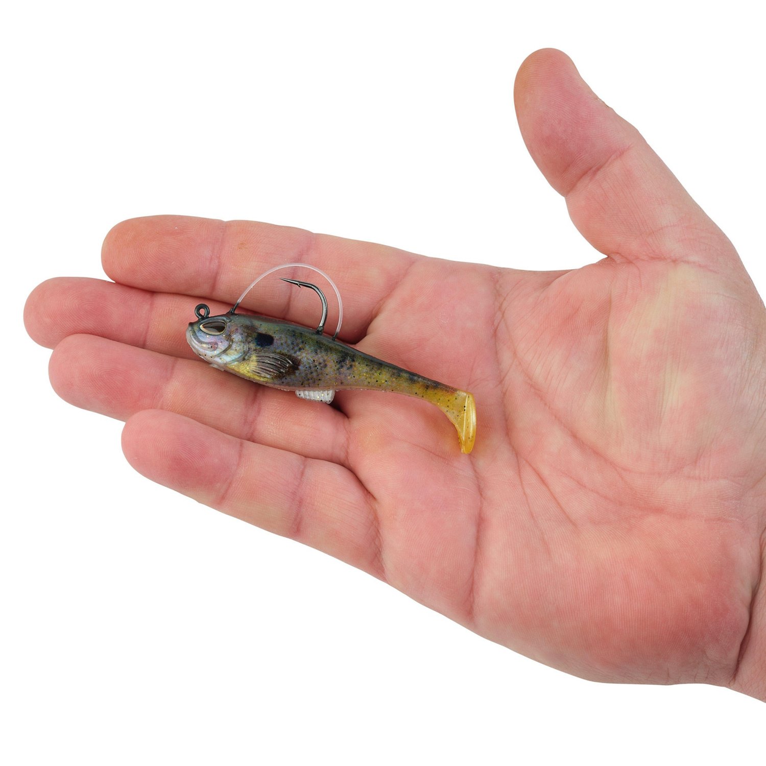 Berkley PowerBait Agent E 3.75 in HD Yellow Perch Soft Bait 2-Pack - view number 5