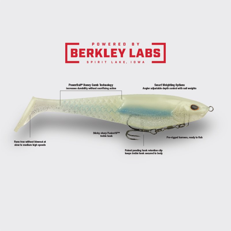 Berkley PowerBait Cullshad 6 inch Plastic Swim Bait - view number 2