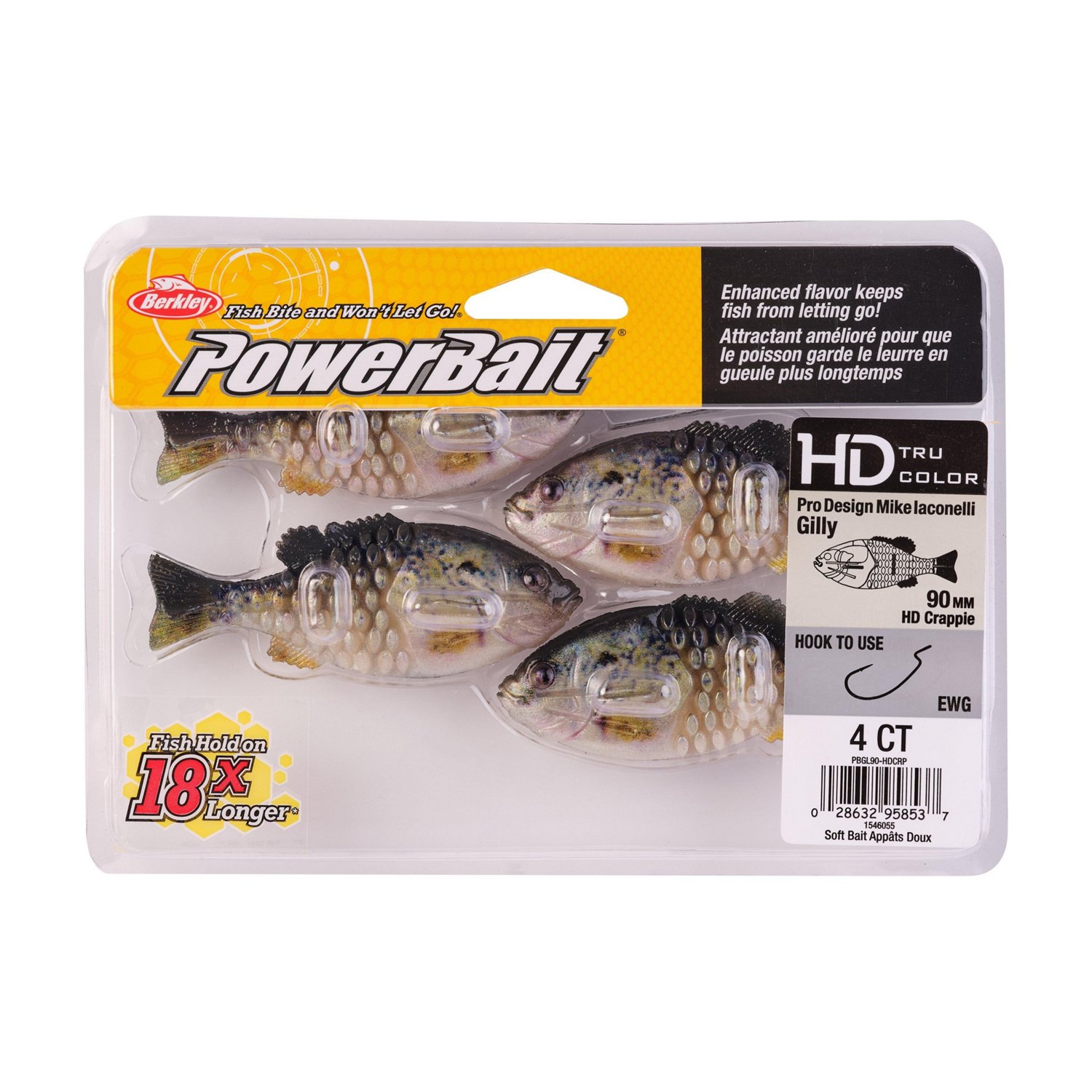 Berkley PowerBait Gilly 3.5 in Soft Bait 4-Pack - view number 4